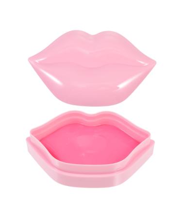CALLARON Masques pour L vres Hydratants Naturels 20 Pi ces Film de Compact Anti-dess chement pour Soins de Nuit L vres Sensibles Bo te Couleur Rose