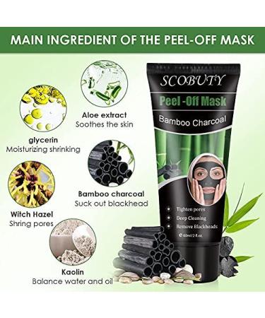 Blackhead Remover Mask | Charcoal Peel Off Mask for Deep Pore Cleansing | Oil Control & Blackhead Treatment - Buy Online on GoSupps.com
