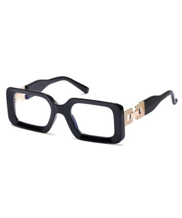 SOOLALA The Reading Glasses Company Blue Light Blocking Womens Reading Glasses Black 1.25 x
