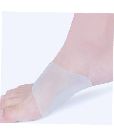 NOLITOY Silicone Arch Support Insoles - 2 Pairs Adhesive Foot Care Cushions for Enhanced Comfort - 10x10cm - Buy Online on GoSupps.com
