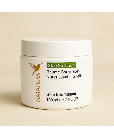 Baume pour le Corps Nourrissant Intensif - Cr me Hydratante pour les peau S ches - Au Beurre de Karit et Huile Olive - Soin R parateur - Vegan & Cruelty FREE - 120 ML Vegan - Buy Online on GoSupps.com