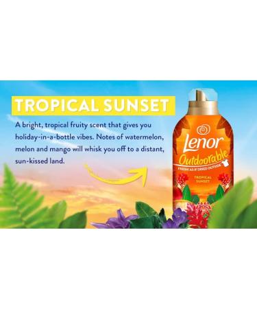 Lenor Outdoorable Fabric Conditioner Ultra Concentrated Freshness 35 Washes Mixed Scent Bundle: Northern Solstice 1Pk 490ml + Tropical Sunset 1Pk 490ml - Buy Online on GoSupps.com