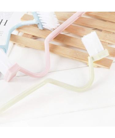 Toilet for Rim Edge Brush Bow Curved Flush Brush Bathroom Suppl Toilet Bowl Brush and Holder - Buy Online on GoSupps.com