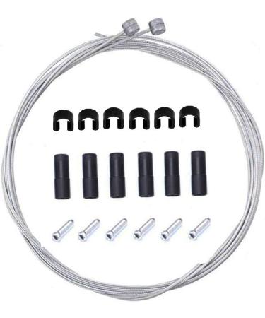 Star-Art Brake Cable Housing Kit Set for Road Mountain Bikes - Includes Cables, Housing, Ferrules, End Caps, C-Clips Buckle - Blue - Buy Online on GoSupps.com