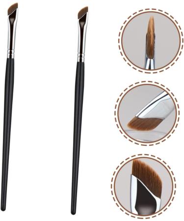 VINTORKY 2pcs Eyebrow Brush Makeup Supplies Thin Eyeliner Brush Eye Brush Applicator Makeup Brush Wand Wood - Buy Online on GoSupps.com