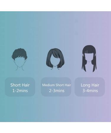 JIEBA Hair Dryer Hair Blower Electric Negative Ion Blow Dryer Mini Folding Lightweight Hair Blower Quiet Quick Hair Dryer Home Travel Portable Hair Blower Gradient T-Shaped Hair Dryer Purple 1800W - Buy Online on GoSupps.com