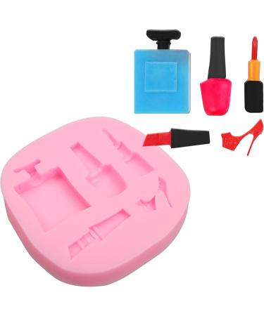 Set of 4 Makeup Chocolate Silicone Molds for Cake Decoration and Polymer Clay Crafts - Buy Online on GoSupps.com