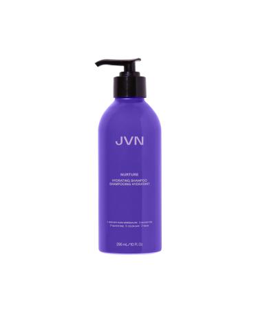 JVN Nurture Hydrating Shampoo Moisturizing Shampoo for All Hair Types Detangles & Softens Hair Made with Clean Hemisqualane (10 Fl Oz)