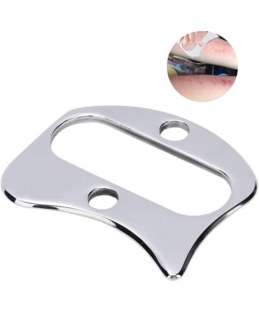 Verdant Touch Stainless Steel Gua Sha Massage Plate - Pain Relief Scraping Tool for Body Therapy - Buy Online on GoSupps.com
