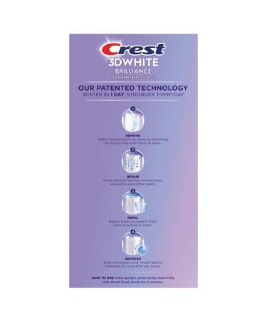 Crest 3DWhite Brilliance Deep Stain Remover Dazzling Mint Toothpaste - 3.1oz - Buy Online on GoSupps.com