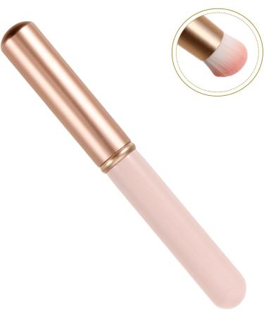 minkissy Lip Blending Brush Makeup Brush Lip Gloss Lipstick Applicator Wands Lip Brush for Lipstick Lip Makeup Lip Brush for Women Lip Wands Short Beauty Tools Pink Aluminum Tube - Buy Online on GoSupps.com