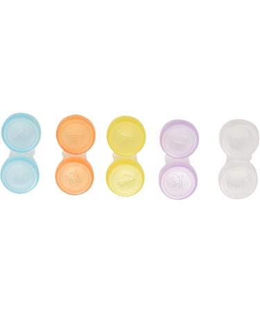 Voragrl 10 x Color Coded Contact Lens Cases - L & R Storage Containers Multi-Colored Random Selection | Durable & Convenient International Shipping - Buy Online on GoSupps.com