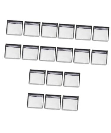 FOMIYES 180 Pcs Square Magnets Empty Pans for Eyeshadow Empty Eyeshadow Tin Pan Sample Makeup Metal Mx3pcs As Shownx3pcs