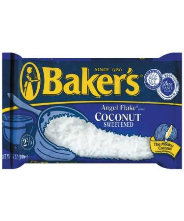 Baker's Angel Flake Coconut, 7-Ounce Bags (Pack of 5)