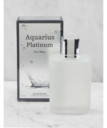 AQUARIUS PLATINUM Aromatic Fresh Aquatic fragrance for Men's 3.4 Oz EDT - Buy Online on GoSupps.com