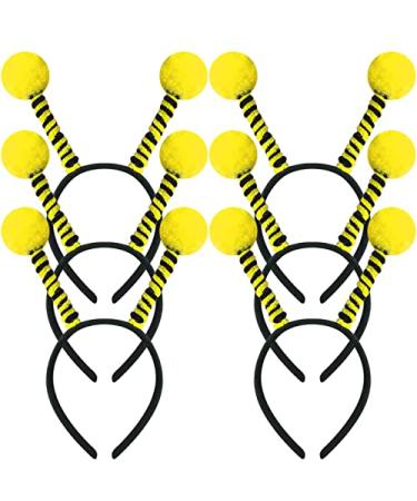 6 Pack Bumble Bee Headband for Women Kid Bees Tentacle Hair Bands for Halloween Christmas