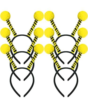 6 Pack Bumble Bee Headband for Women Kid Bees Tentacle Hair Bands for Halloween Christmas