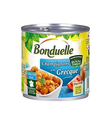 BONDUELLE - Champignons De Paris La Grecque Bo te 400G - Lot De 4