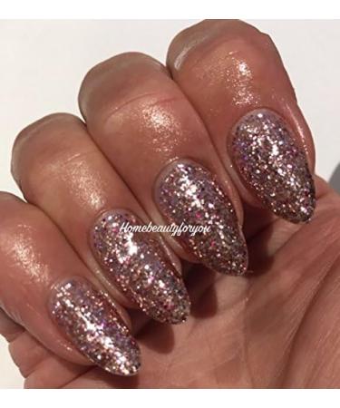 Bluesky PINK GLITTER Blushing Topaz Starstruck 80634 Nail Gel Polish UV LED Soak Off 10ml - Buy Online on GoSupps.com