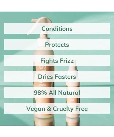 SweatShield Hair Protector - Leave-in Conditioner Spray for Sweat & Humidity - Frizz Control Clean Formula - 8oz - Buy Online on GoSupps.com