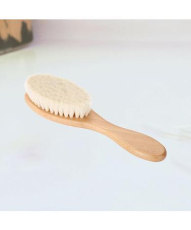 Buy NOLITOY Mustache Brush & Beard Straightening Comb - Wooden Facial Cleansing Brush for Men | Anti-static 15x4x2 CM - Buy Online on GoSupps.com