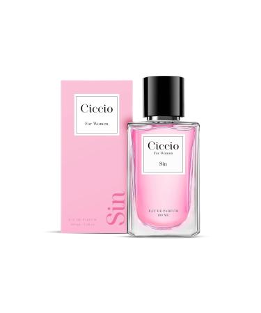 Ciccio_Luxury Sin Eau De Perfume for Women with Grapefruit Bergamot Ginger Apple Cinnamon Patchouli and Vanilla |Premium Long Lasting Luxury Fragrance Scent|Perfect Perfume for Summer 100ml - Buy Online on GoSupps.com