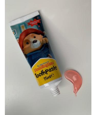 Paddington Bear Kids Toothpaste 75ml - Strawberry Flavour | Ages 3+ | Gentle Dental Care - Buy Online on GoSupps.com