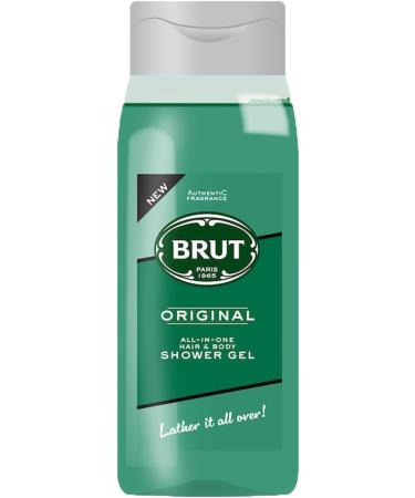  Brut Brut 3 x Original All In One Showergel Hair & Body Duschgel I 500ml For Men - Buy Online on GoSupps.com