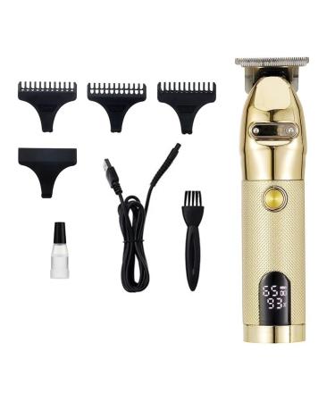 Pro Hair Clipper Electric Hair Clipper High Power Shaver LCD Rechargeable Metal Clipper Electric Hair Clipper
