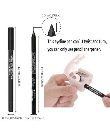 3 Colors Matte Eyeliner Pen Set with Pencil Sharpener - Green Dark Green Blue | Waterproof Pearl Metallic Glitter Eyeliner Pencil Kit for Women - Buy Online on GoSupps.com