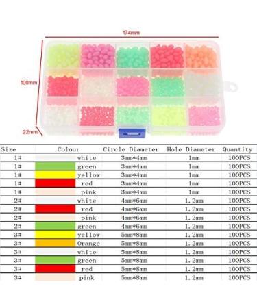 Origlam Fishing Pearls - 1500 Bright Shining Oval Beads for Fishing Rigging & Bait Accessories - Premium Plastic Fishing Beads - Buy Online on GoSupps.com