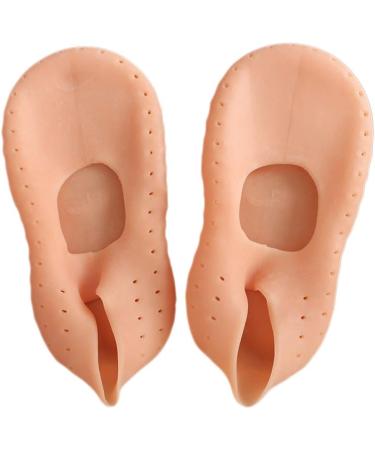 Buy Pretyzoom 2 Pairs Heel Protection Socks - Moisturizing Gel Socks for Cracked Heels & Plantar Fasciitis - Invisible Spa Socks for Beach Comfort - Buy Online on GoSupps.com