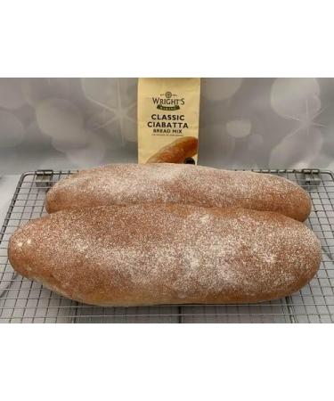 Wright's | Ciabatta Bread Mix 5X500g | Simply Add Oil and Water | It is delicious plain or as a base for your own ideas or ingredients | For Machine or Hand Baking | Suitable for Vegetarians - Buy Online on GoSupps.com