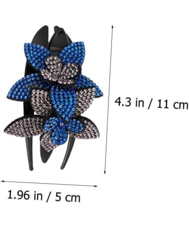 Beaupretty Hair Three-tooth clip rhinestone floral hair clips flower hairpin barrettes rhinestone headpiece rhinestone flower barrettes dense Miss rhinestone clip Clips - Buy Online on GoSupps.com