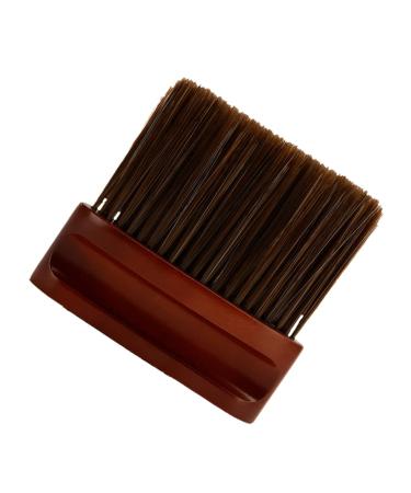Minkissy Neck Brush Hairdressing Cleaning Brush Soft Bristle Hair Brush Barber Supplies Barber Cleaning Brush Hair Sweep Brush Broken Hair Brush Neck Hair Soft Fur Beech Tool Black