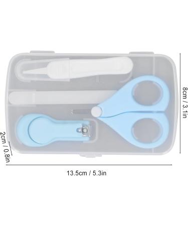 Kids Nail Set Stainless Steel Round Tweezers Prevent Accidental Injury Safe Feeding Kids Nail File Bedroom Storage Box - Buy Online on GoSupps.com