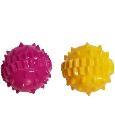 Accupressure Sujok Ball & Ring Set - Energy Plastic (2pc Ball, 5pc Ring) | Multicolour - Buy Online on GoSupps.com