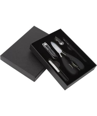 YAOGOHUA Professional Manicure Set High Hardness Wear Resistant 4 in 1 Portable Travel Stainless Steel Manicure Set for Home - Buy Online on GoSupps.com