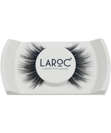LaRoc False Silk Eyelashes Long Thick Natural Fake Eye Lashes Set Mink Makeup - Pixie - Buy Online on GoSupps.com