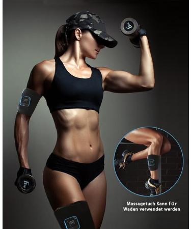 Abdominal Muscle Trainer EMS Device for Effective Full Body Workout | Safe Calorie Burning Muscle Stimulator for Men & Women - Buy Online on GoSupps.com