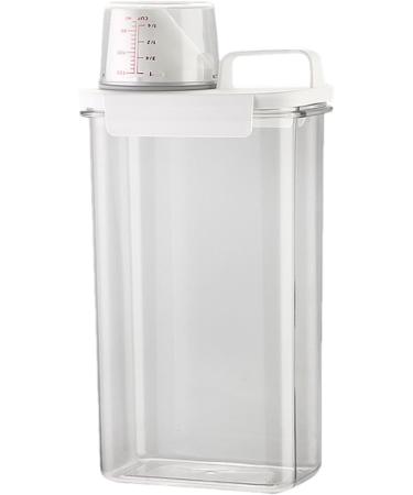 Evember Laundry Beads Dispenser 2300ml | Laundry Dispenser Organiser | Laundry Detergent Dispenser Set | Washing Powder Storage Box | Laundry Scent Beads Dispenser | Washing Up Powder Container Large Size 2300ml - Buy Online on GoSupps.com