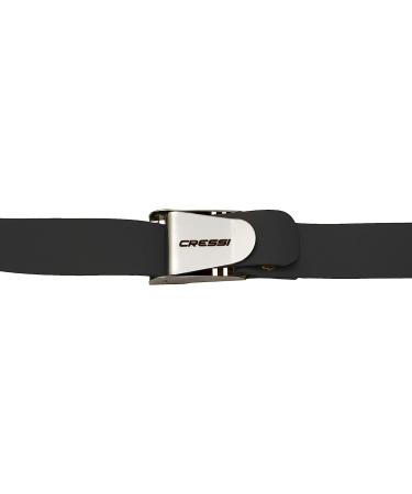Cressi Quick-Release Elastic Belt with Metal Buckle - Black - Buy Online on GoSupps.com
