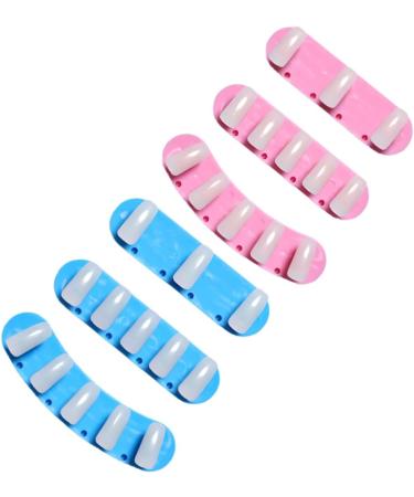 LALAFINA Nail Practice Base 6 Boxes Nail Training Rack Nail Practice Rack Tip Stand for Nails Tip Display Stand Nail Practice Stand - Buy Online on GoSupps.com