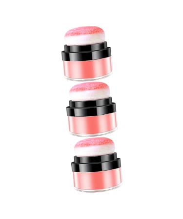 FOMIYES 3pcs Oil Control Cushion Blush Creme Blush Makeup Face Shimmer Blush Powder Blush Blusa Plastic