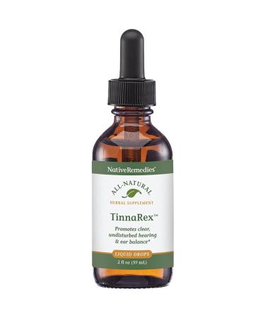 Native Remedies TinnaRex - All Natural Herbal Supplement Promotes Clear and Undisturbed Hearing - Supports Ear Structures  Sound Conduction and Conveyance - 59 mL