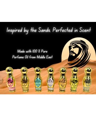 AL MAHAS Desired 15 ML Roll-On Perfume Oil for Men Perfumes | Woody Aromatic Fragrance with Sandalwood Cedarwood Vetiver Citrus & Herbs | Alcohol-Free - Buy Online on GoSupps.com