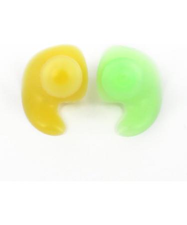Buy Barracuda Ear Plugs - Waterproof Earplugs with Storage Box for Swimming | Small Yellowgreen for Adults & Kids - Buy Online on GoSupps.com