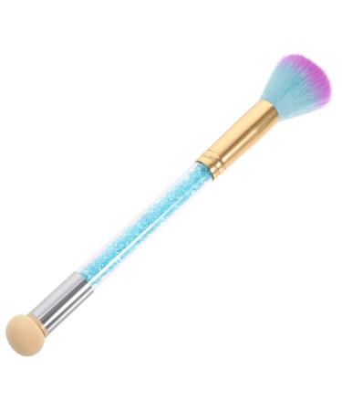 CIMAXIC 1pc Fingernail Brush Stuckers Nail Scrub Brush Nail Duster Brush Nail Scrubbing Brush Nail Collector Soft Nail Brush Toe Cleaning Brush Nail Dust Collector Portable Nail Polish 18*3cm Blue