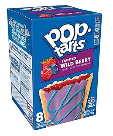 Pop Tarts Frosted Variety Pack - 13.5oz (Pack of 5) - Strawberry, Raspberry, Blueberry, Cherry, Wild Berry - Includes 2 MYD Lollipops - Buy Online on GoSupps.com