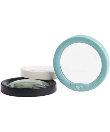Magnifiers for Craft Work Reading Magnifier 10 Times Magnifying Glass Glass Lens Desktop Portable Elderly Reading Newspaper Magnifying Glass 72mm Vision
